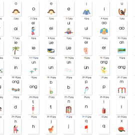 幼小衔接拼音卡片挂图